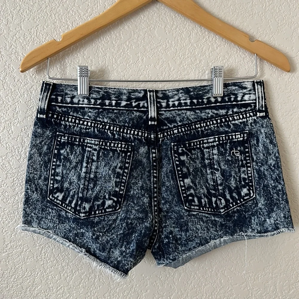 rag & bone Acid Wash Cutoff Denim Shorts Size 25